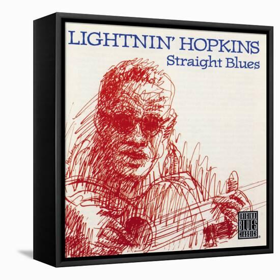 Lightnin' Hopkins - Straight Blues-null-Framed Stretched Canvas