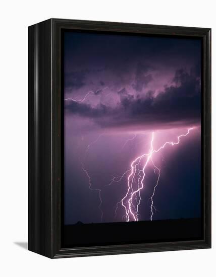 Lightning Bolts-Warren Faidley-Framed Premier Image Canvas