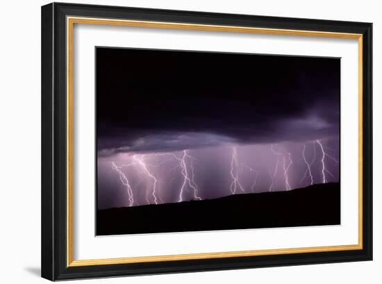 Lightning In New Mexico, USA-Keith Kent-Framed Photographic Print