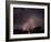 Lightning Over Floodlit Building, Pusztaszer, Hungary-Bence Mate-Framed Photographic Print