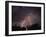 Lightning Over Floodlit Building, Pusztaszer, Hungary-Bence Mate-Framed Photographic Print