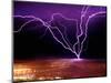 Lightning over San Francisco-Douglas Keister-Mounted Photographic Print