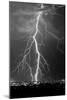 Lightning Portrait BW-Douglas Taylor-Mounted Photo