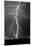 Lightning Portrait BW-Douglas Taylor-Mounted Photo