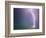 Lightning Storm over Ocean-Peter Wilson-Framed Photographic Print