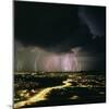Lightning Storm Over Tucson, Arizona-Keith Kent-Mounted Premium Photographic Print
