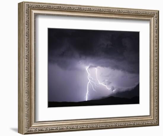 Lightning Strike-Martin Harvey-Framed Photographic Print