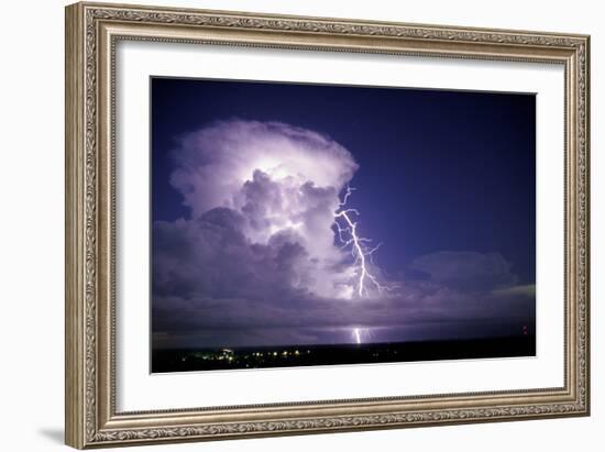 Lightning-Pekka Parviainen-Framed Photographic Print