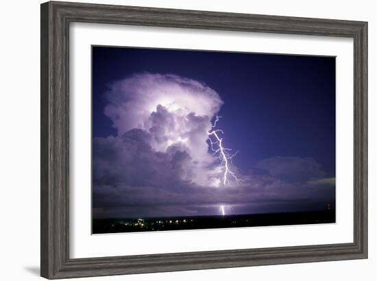 Lightning-Pekka Parviainen-Framed Photographic Print