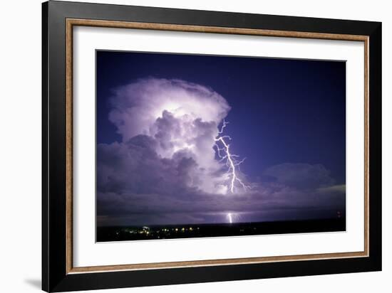 Lightning-Pekka Parviainen-Framed Photographic Print