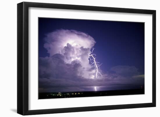 Lightning-Pekka Parviainen-Framed Photographic Print