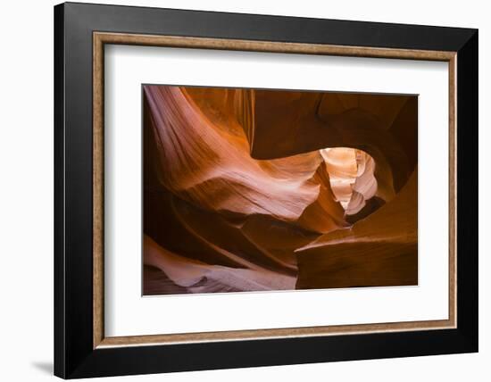 Lights and shadows at Lower Antelope Canyon-francesco vaninetti-Framed Photographic Print