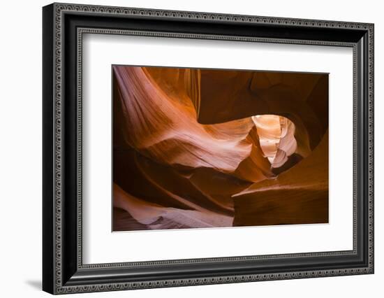 Lights and shadows at Lower Antelope Canyon-francesco vaninetti-Framed Photographic Print