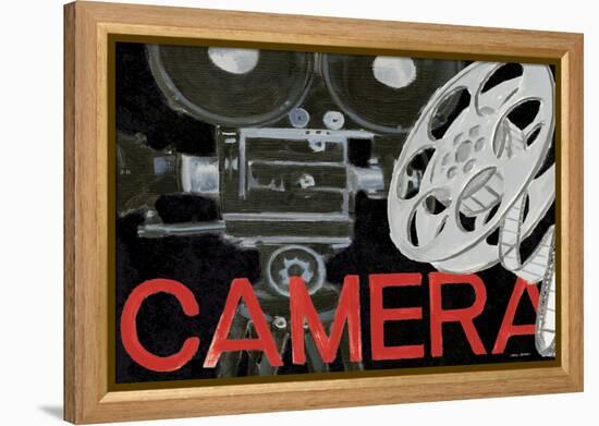 Lights Camera Action II-Marco Fabiano-Framed Stretched Canvas
