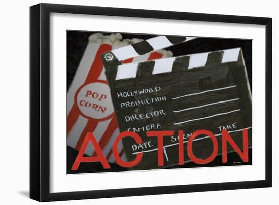 Lights Camera Action III-Marco Fabiano-Framed Art Print