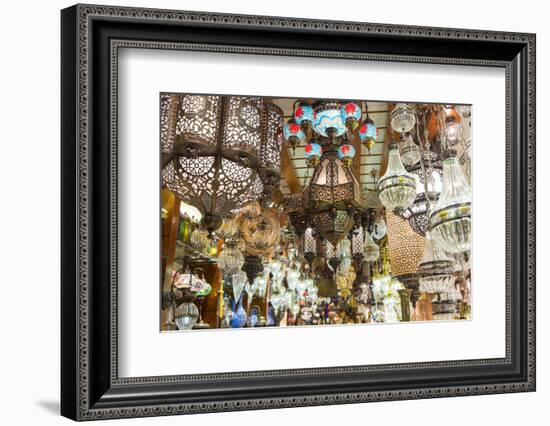 Lights in Store, Dubai Mall, Dubai, United Arab Emirates, Uae-Peter Adams-Framed Photographic Print