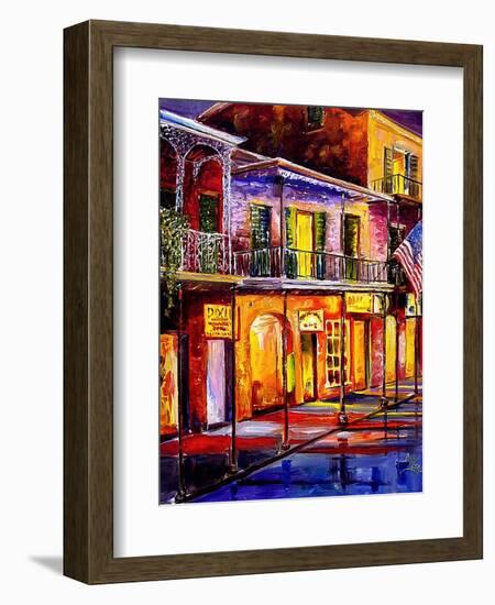 Lights on Bourbon Street-Diane Millsap-Framed Art Print