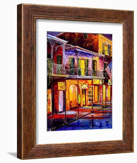 Lights on Bourbon Street-Diane Millsap-Framed Art Print