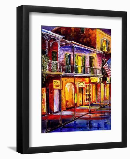 Lights on Bourbon Street-Diane Millsap-Framed Art Print