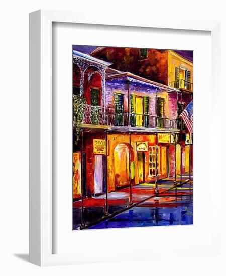 Lights on Bourbon Street-Diane Millsap-Framed Art Print