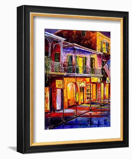 Lights on Bourbon Street-Diane Millsap-Framed Art Print