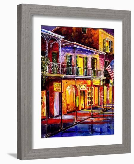 Lights on Bourbon Street-Diane Millsap-Framed Art Print