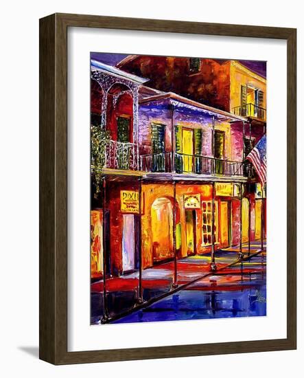 Lights on Bourbon Street-Diane Millsap-Framed Art Print