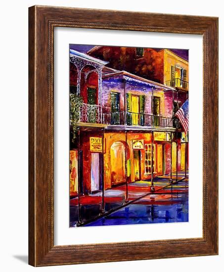 Lights on Bourbon Street-Diane Millsap-Framed Art Print