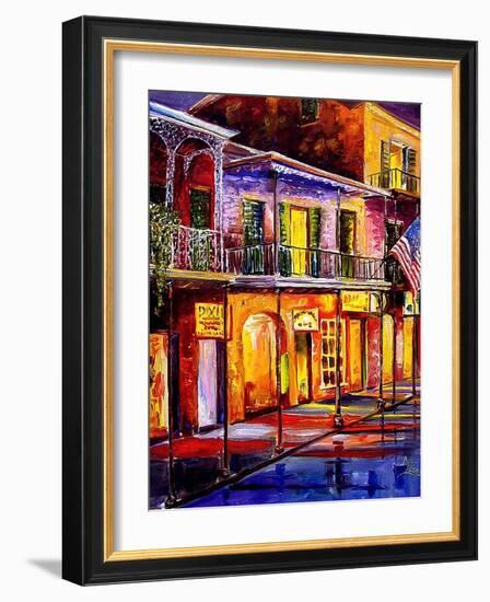 Lights on Bourbon Street-Diane Millsap-Framed Art Print