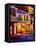 Lights on Bourbon Street-Diane Millsap-Framed Stretched Canvas