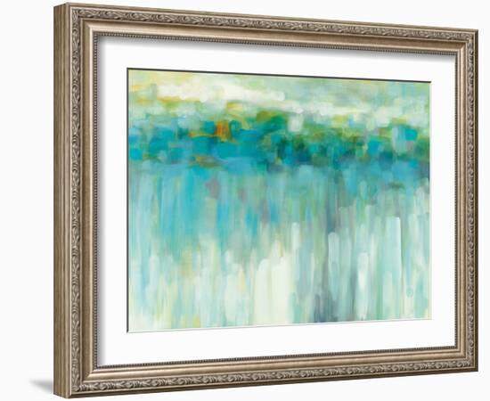 Lights on the Beach-Karen Lorena Parker-Framed Art Print