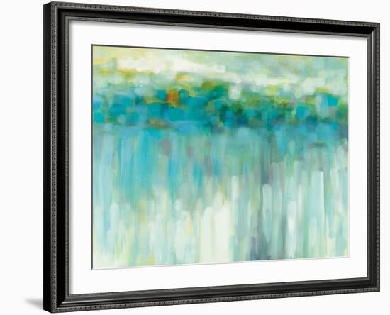 Lights on the Beach-Karen Lorena Parker-Framed Art Print