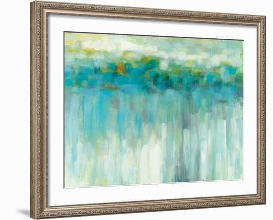 Lights on the Beach-Karen Lorena Parker-Framed Art Print