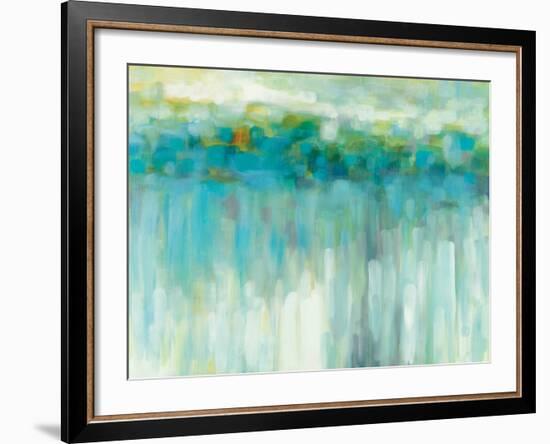 Lights on the Beach-Karen Lorena Parker-Framed Art Print