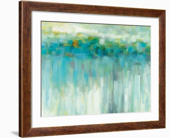 Lights on the Beach-Karen Lorena Parker-Framed Art Print