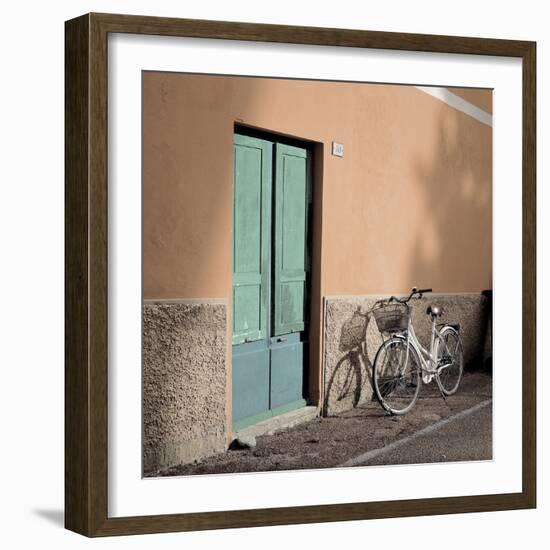 Liguria Bicycle #1-Alan Blaustein-Framed Photographic Print