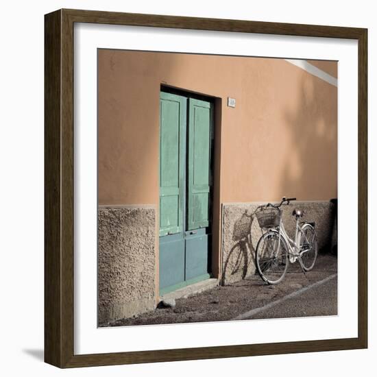 Liguria Bicycle-Alan Blaustein-Framed Photographic Print