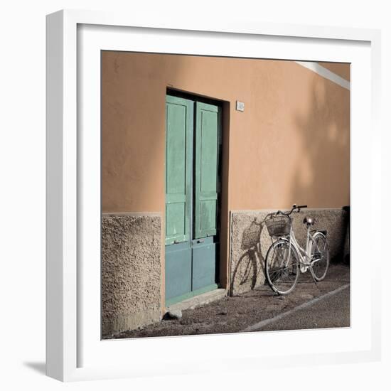 Liguria Bicycle-Alan Blaustein-Framed Photographic Print