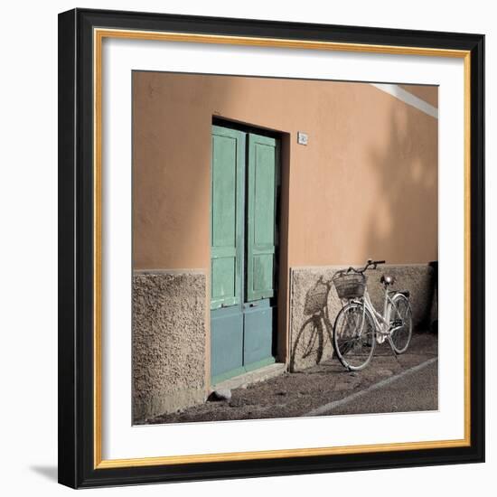 Liguria Bicycle-Alan Blaustein-Framed Photographic Print