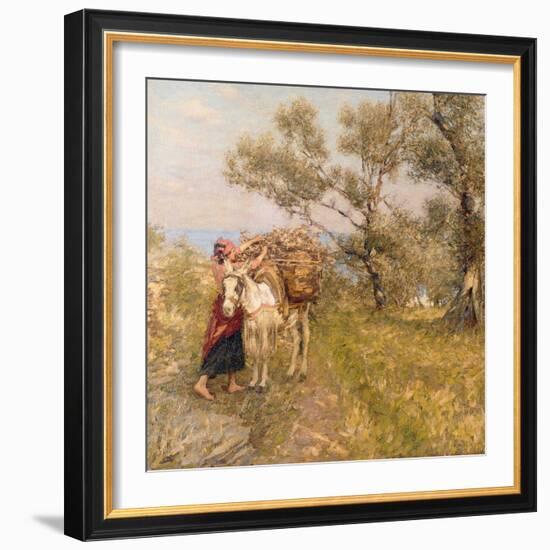 Ligurian Olives-Henry Herbert La Thangue-Framed Giclee Print