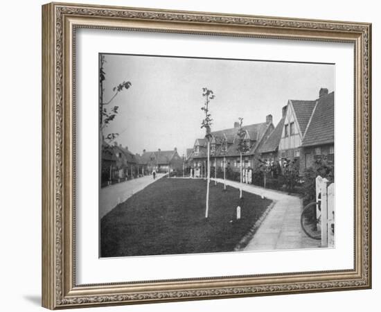 Ligy, garden suburb for working people, built at Ypres, Belgium, by the ORD, 1926-null-Framed Photographic Print