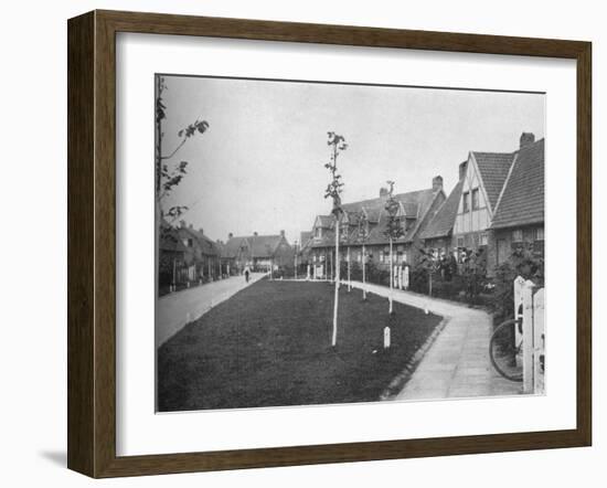 Ligy, garden suburb for working people, built at Ypres, Belgium, by the ORD, 1926-null-Framed Photographic Print