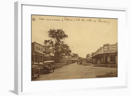 Likasi - Avenue De Kambove-null-Framed Photographic Print