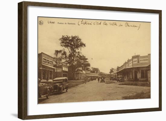 Likasi - Avenue De Kambove-null-Framed Photographic Print
