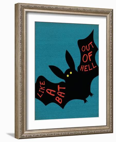 Like a Bat Out of Hell-null-Framed Art Print