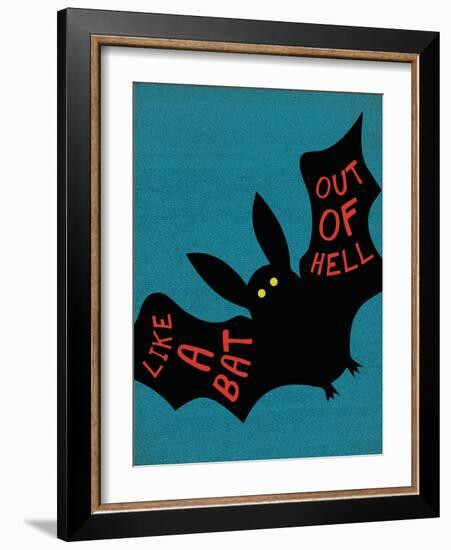 Like a Bat Out of Hell-null-Framed Art Print