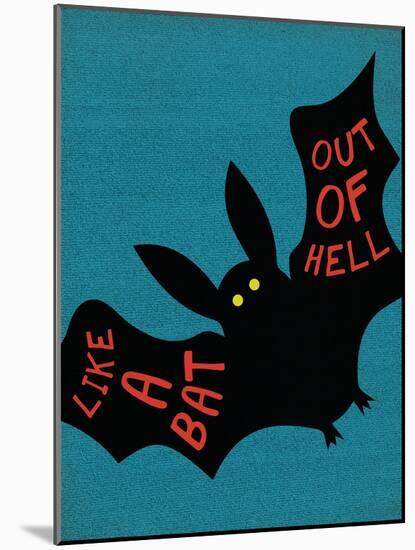 Like a Bat Out of Hell-null-Mounted Art Print