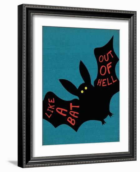 Like a Bat Out of Hell-null-Framed Art Print