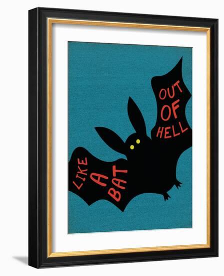 Like a Bat Out of Hell-null-Framed Art Print