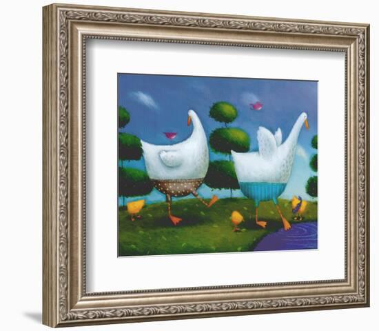 Like Ducks to Water-Rob Scotton-Framed Art Print